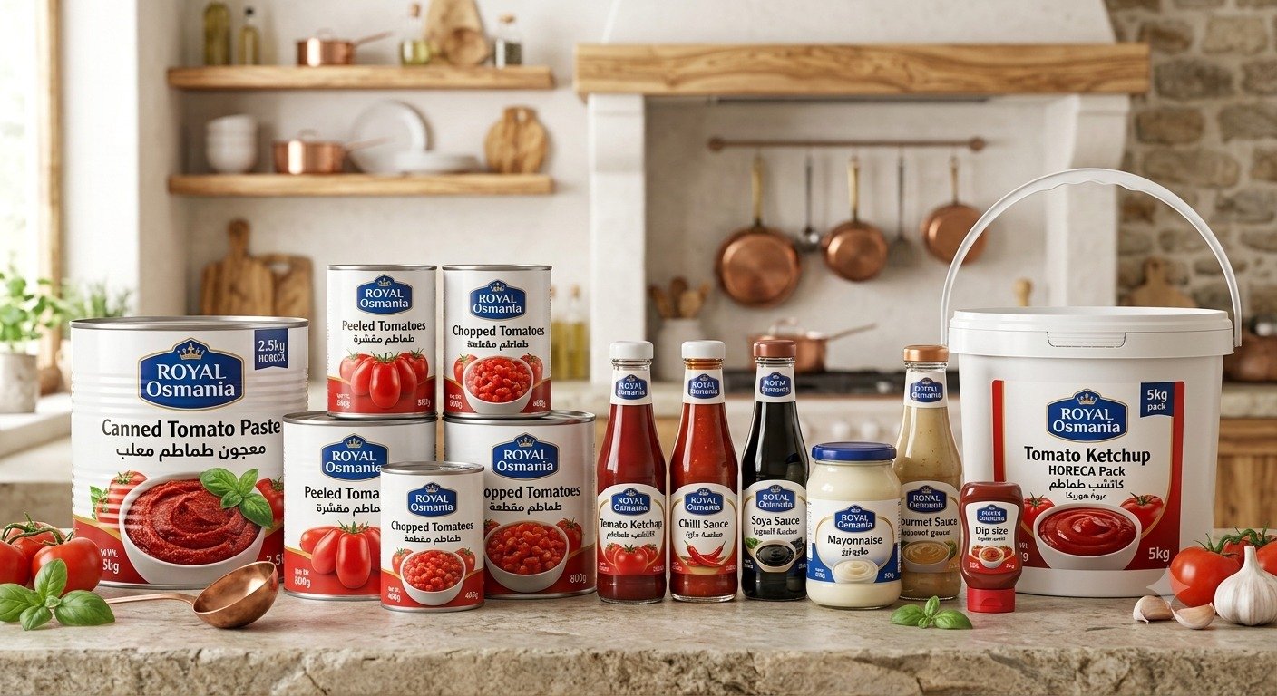 Tomato Paste, Ketchup, Sauces & Condiments
